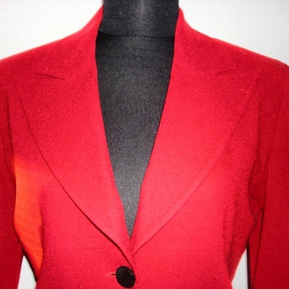 Vintage Thalian wool crepe blazer 4 or 4P EUC - Picture 3 of 8